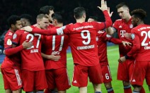 Бавария празднует победу на Гертой