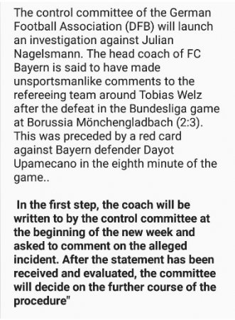 Официально: DFB начал расследование в отношении Нагельсмана